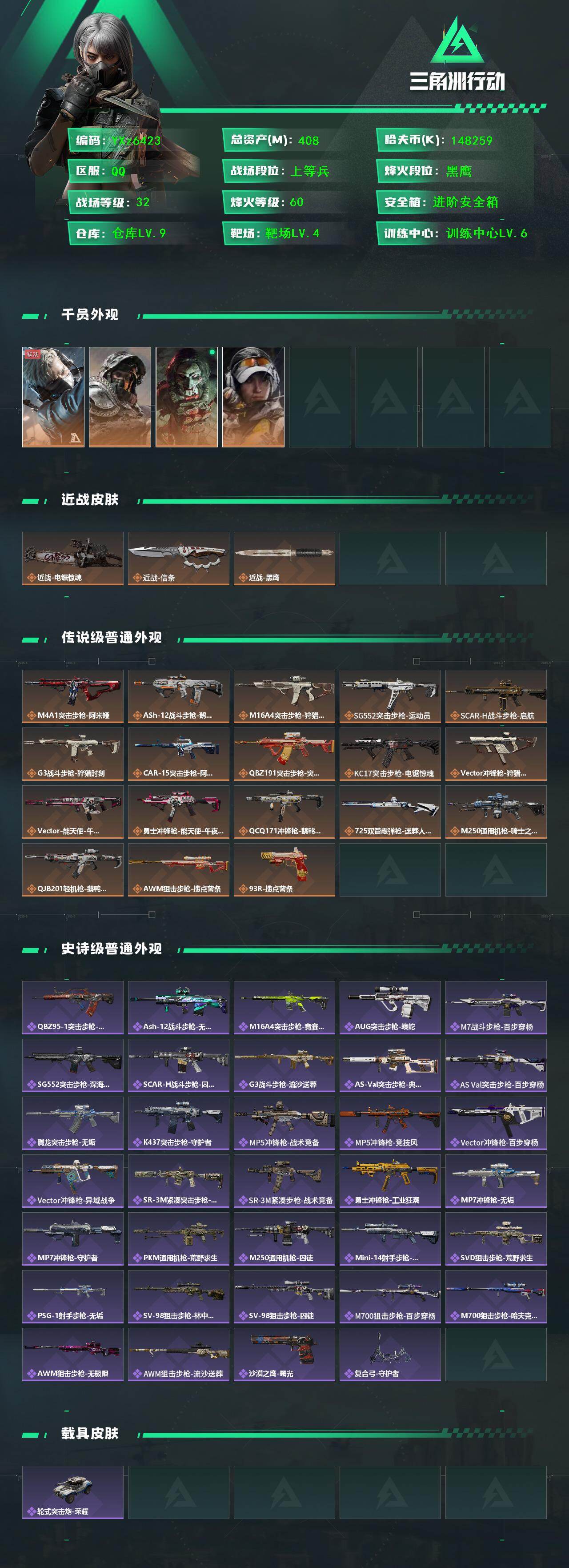 SJZCMW49036三角洲行动账号详情图2