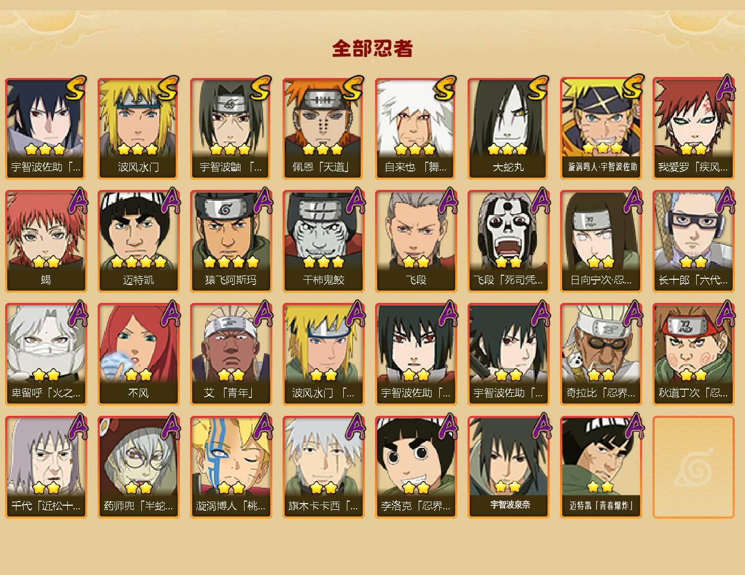 HYEY41676火影忍者账号详情图2 HYEY41676火影忍者账号详情图2