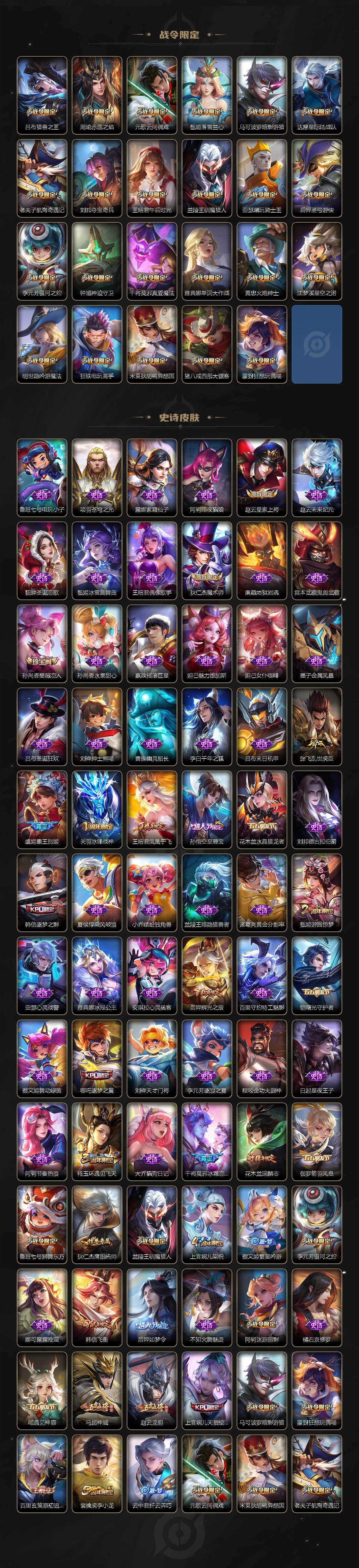 WZLFY431894王者荣耀账号详情图4 WZLFY431894王者荣耀账号详情图4