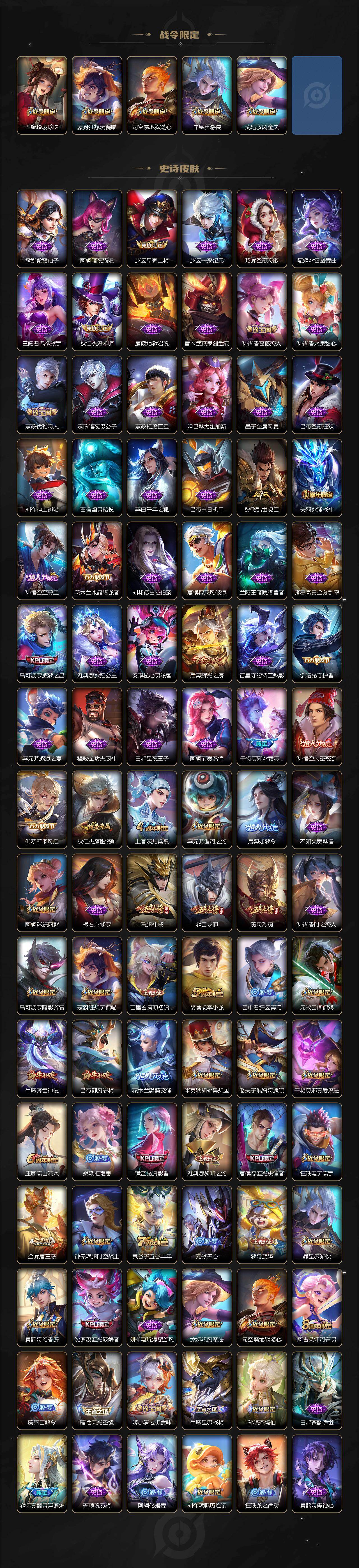 WZLX464109王者荣耀账号详情图4