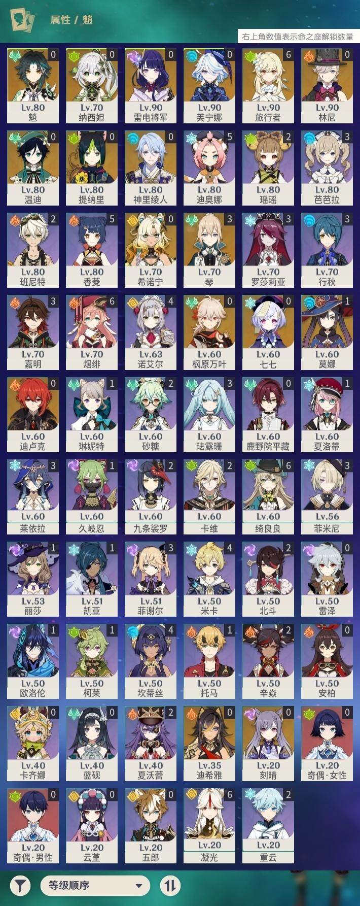 YSEY40474原神账号详情图2