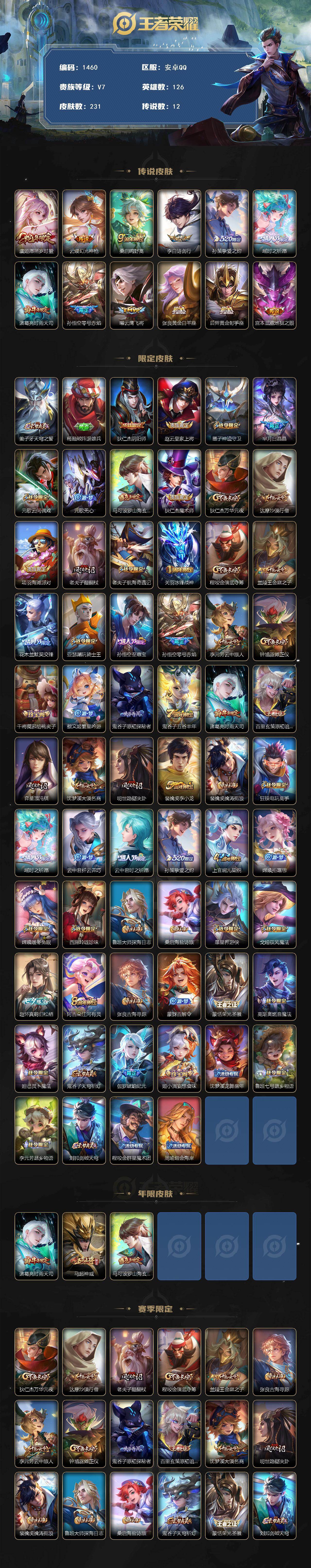 WZCMW434986王者荣耀账号详情图2