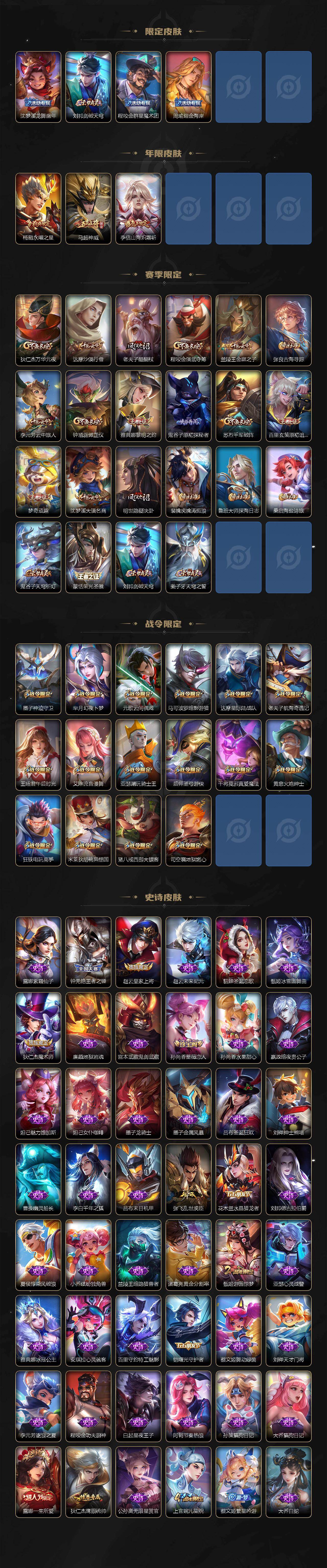 WZ03433758王者荣耀账号详情图3 WZ03433758王者荣耀账号详情图3