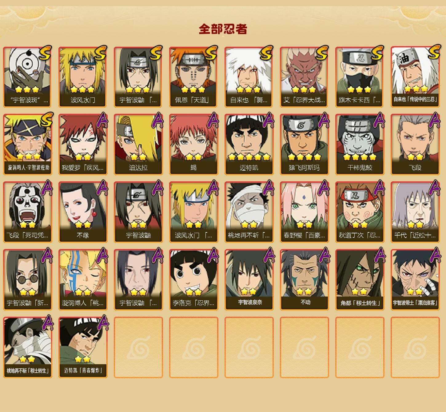 HYQM42063火影忍者账号详情图3