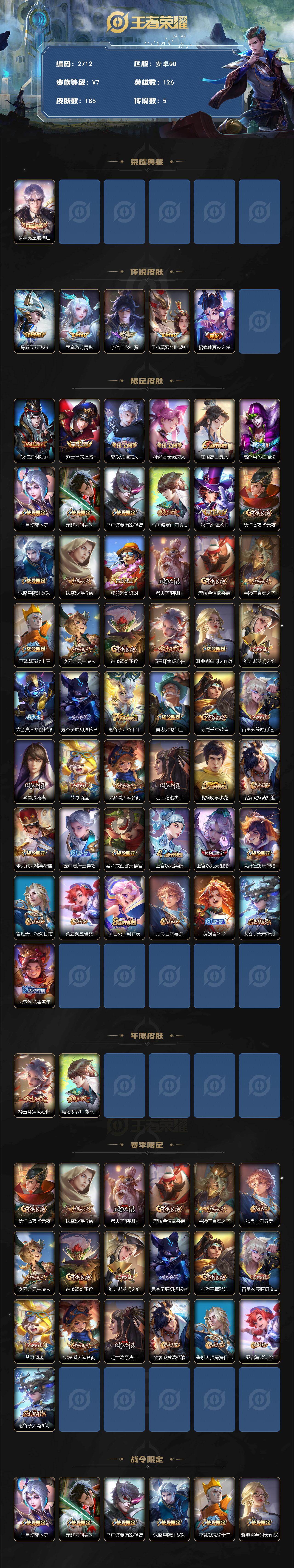 WZCMW436782王者荣耀账号详情图2