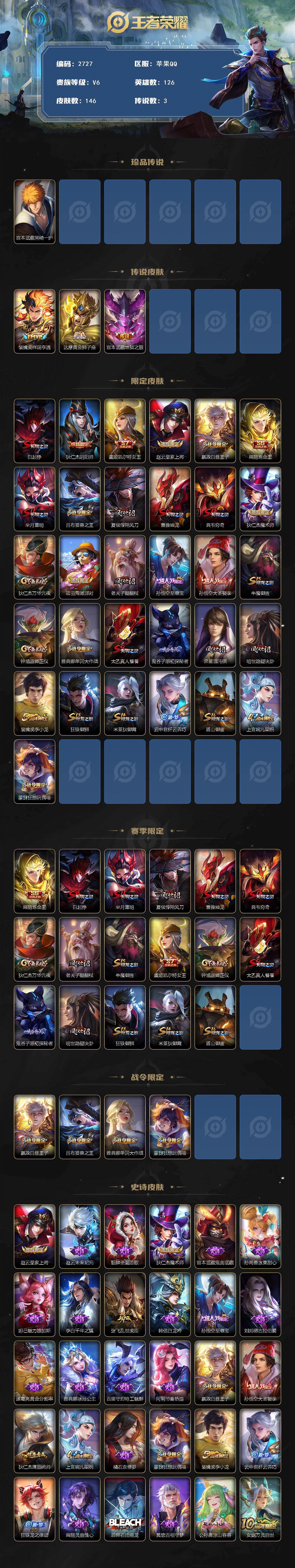 WZCMW436790王者荣耀账号详情图2