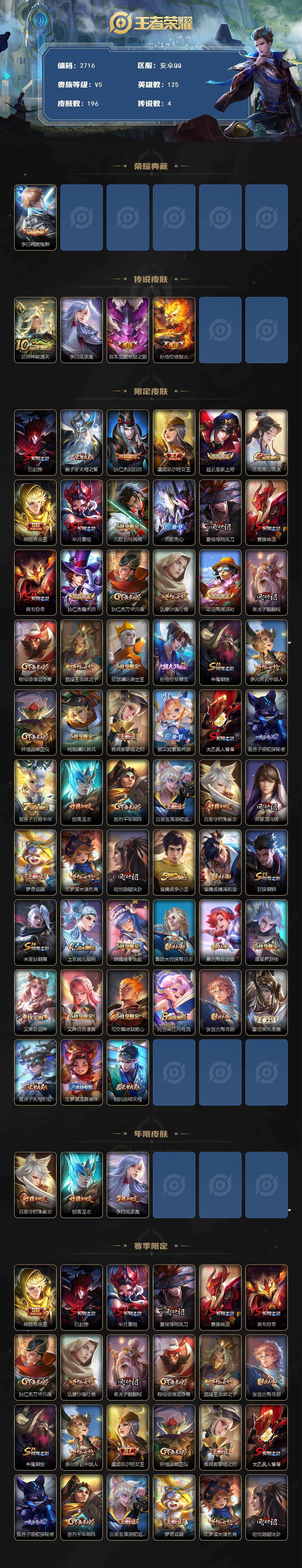 WZCMW436797王者荣耀账号详情图2