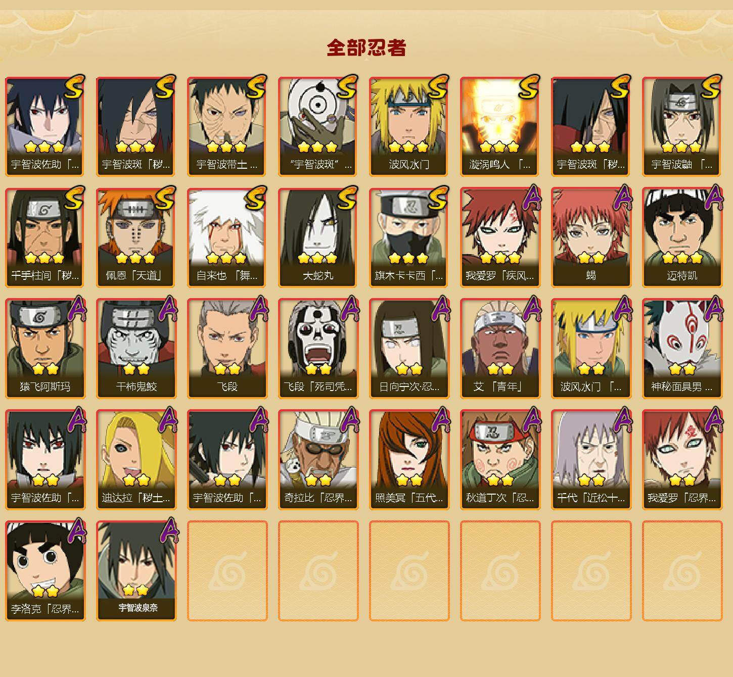 HYLFY42014火影忍者账号详情图2