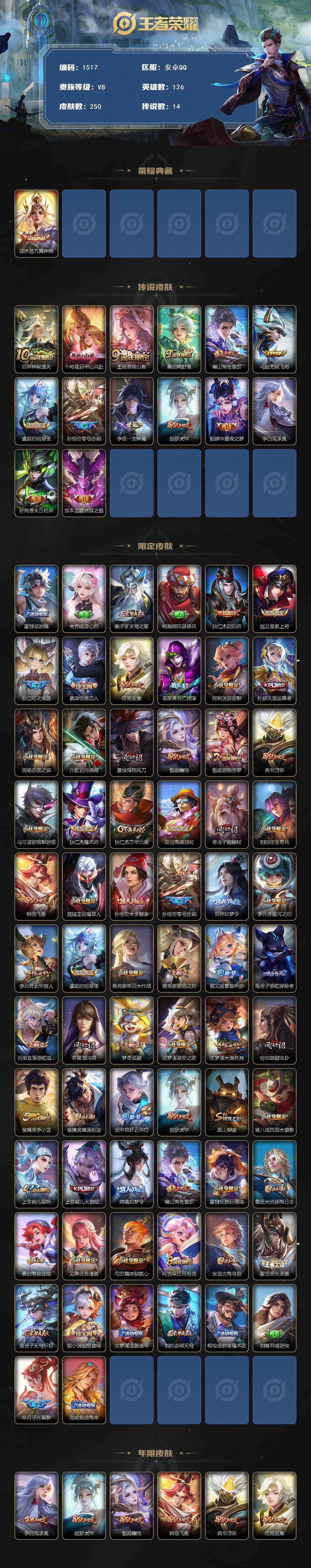 WZCMW439991王者荣耀账号详情图2