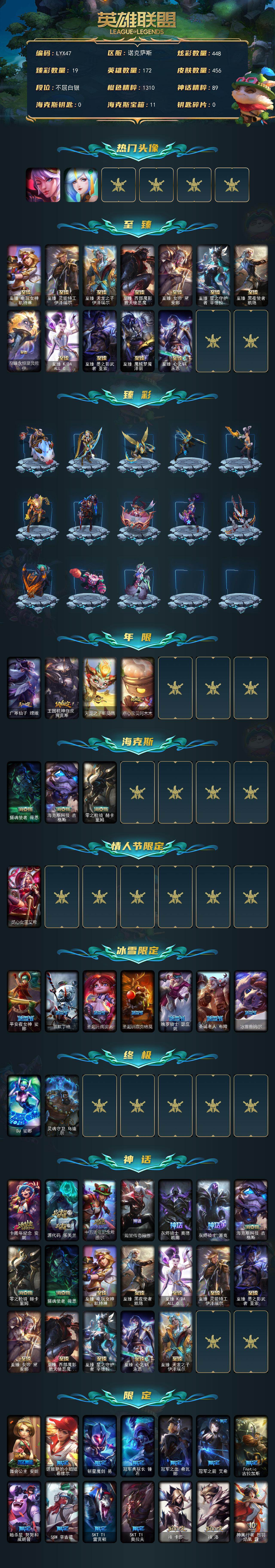 LOLCMW47975英雄联盟账号详情图2 LOLCMW47975英雄联盟账号详情图2