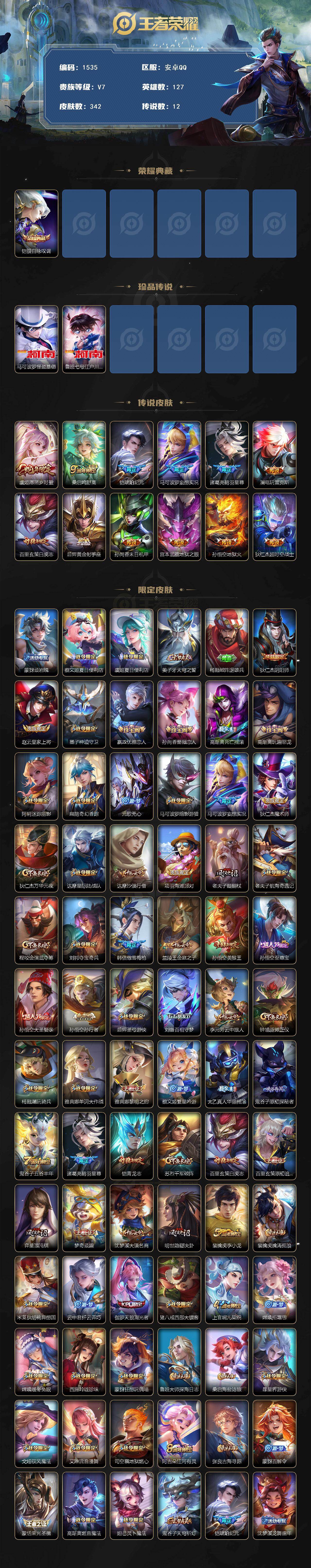 WZQM434689王者荣耀账号详情图3