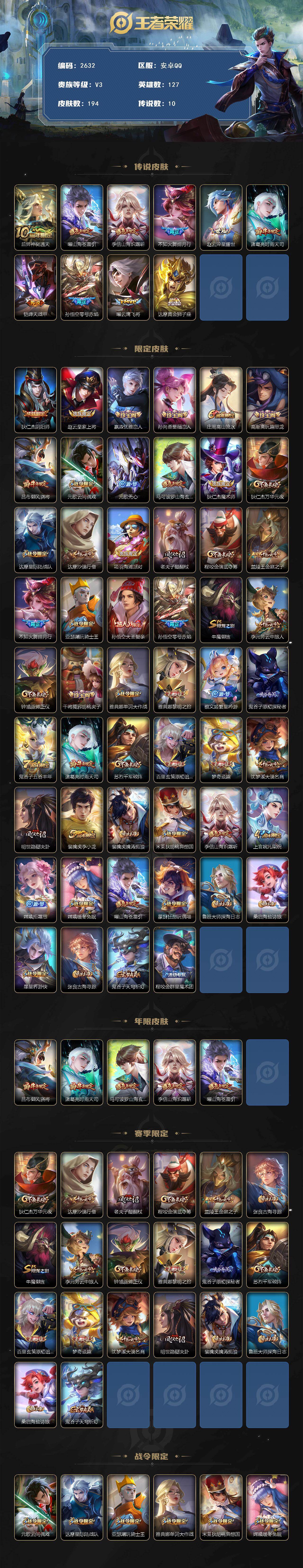 WZCMW436876王者荣耀账号详情图2