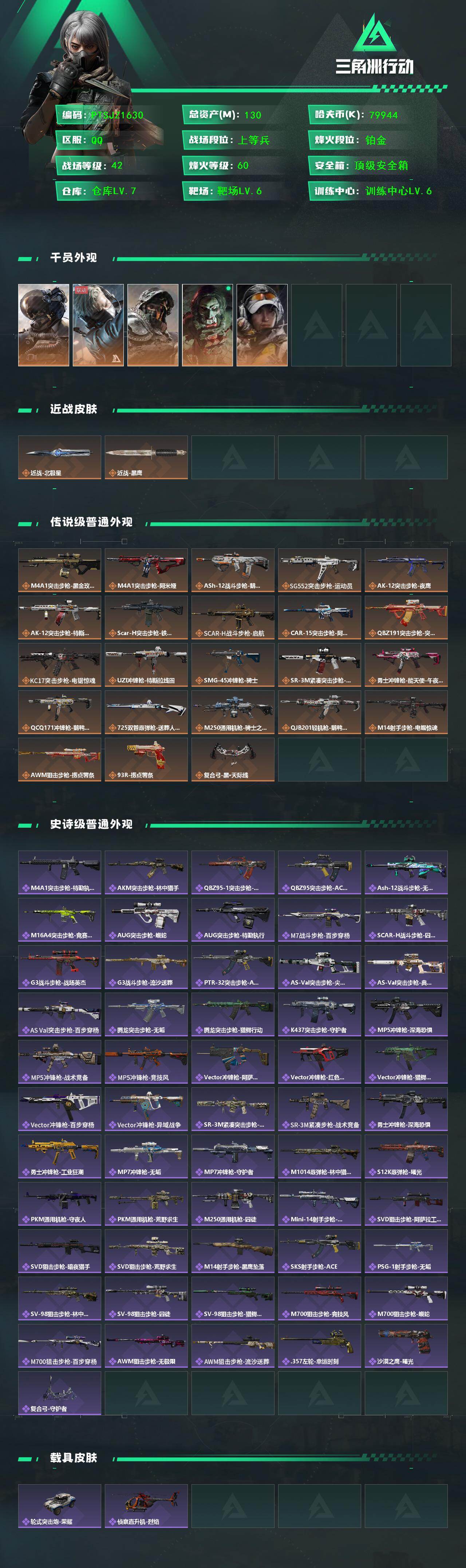 SJZQM47763三角洲行动账号详情图3