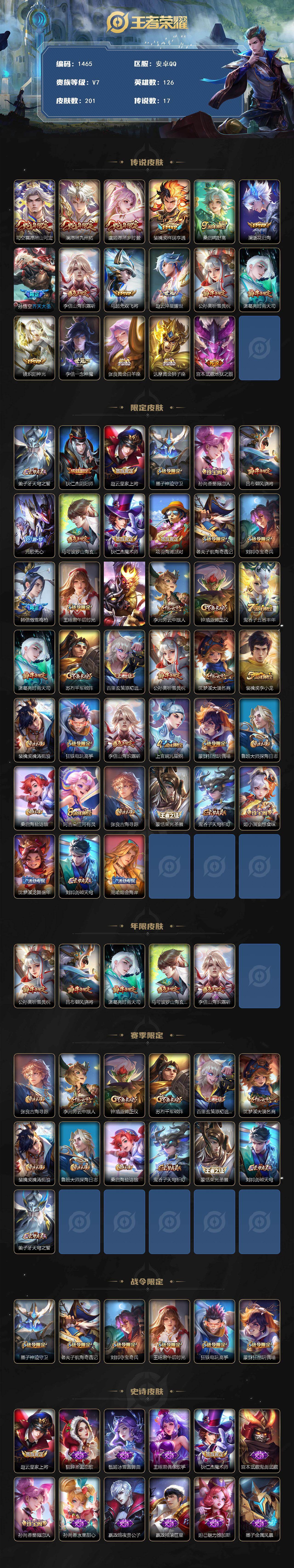 WZCMW435016王者荣耀账号详情图2