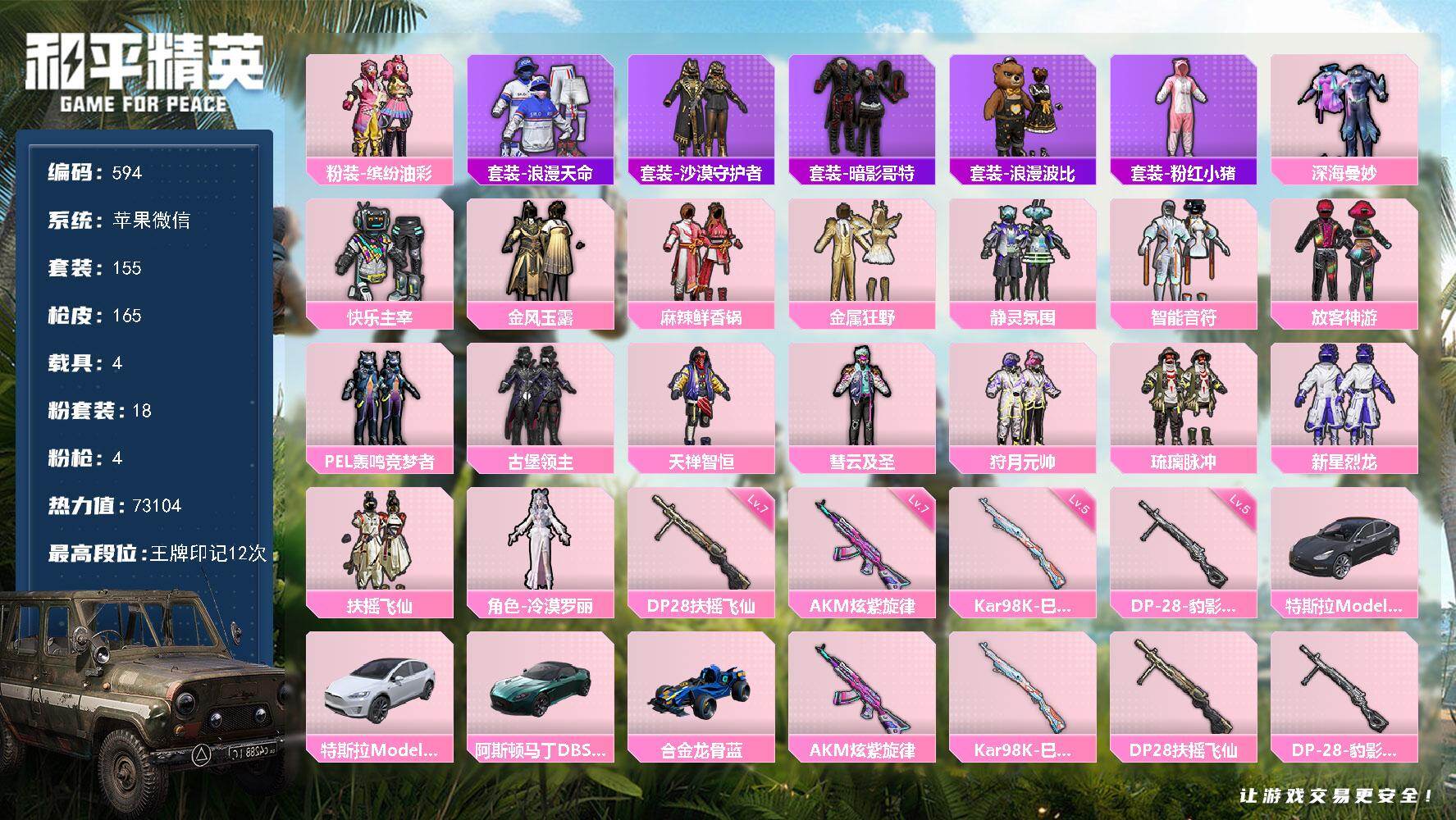 HPKG461607和平精英账号详情图20