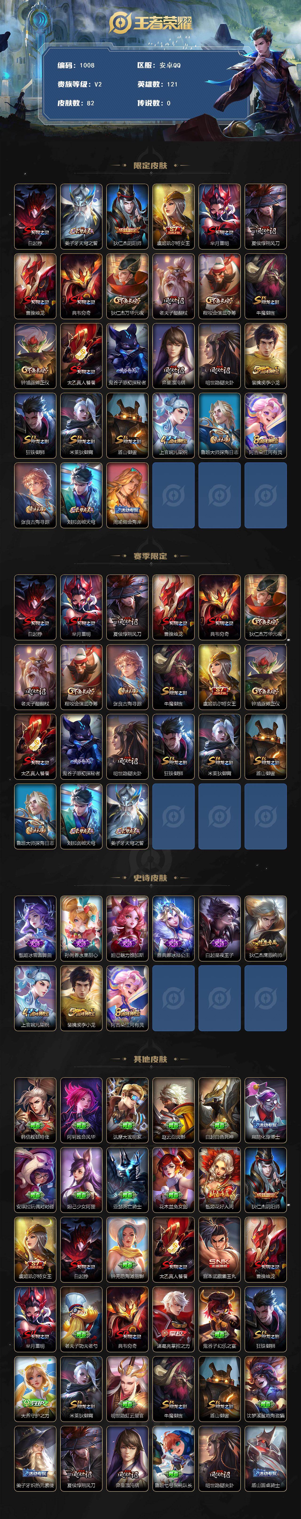 WZKG448865王者荣耀账号详情图2