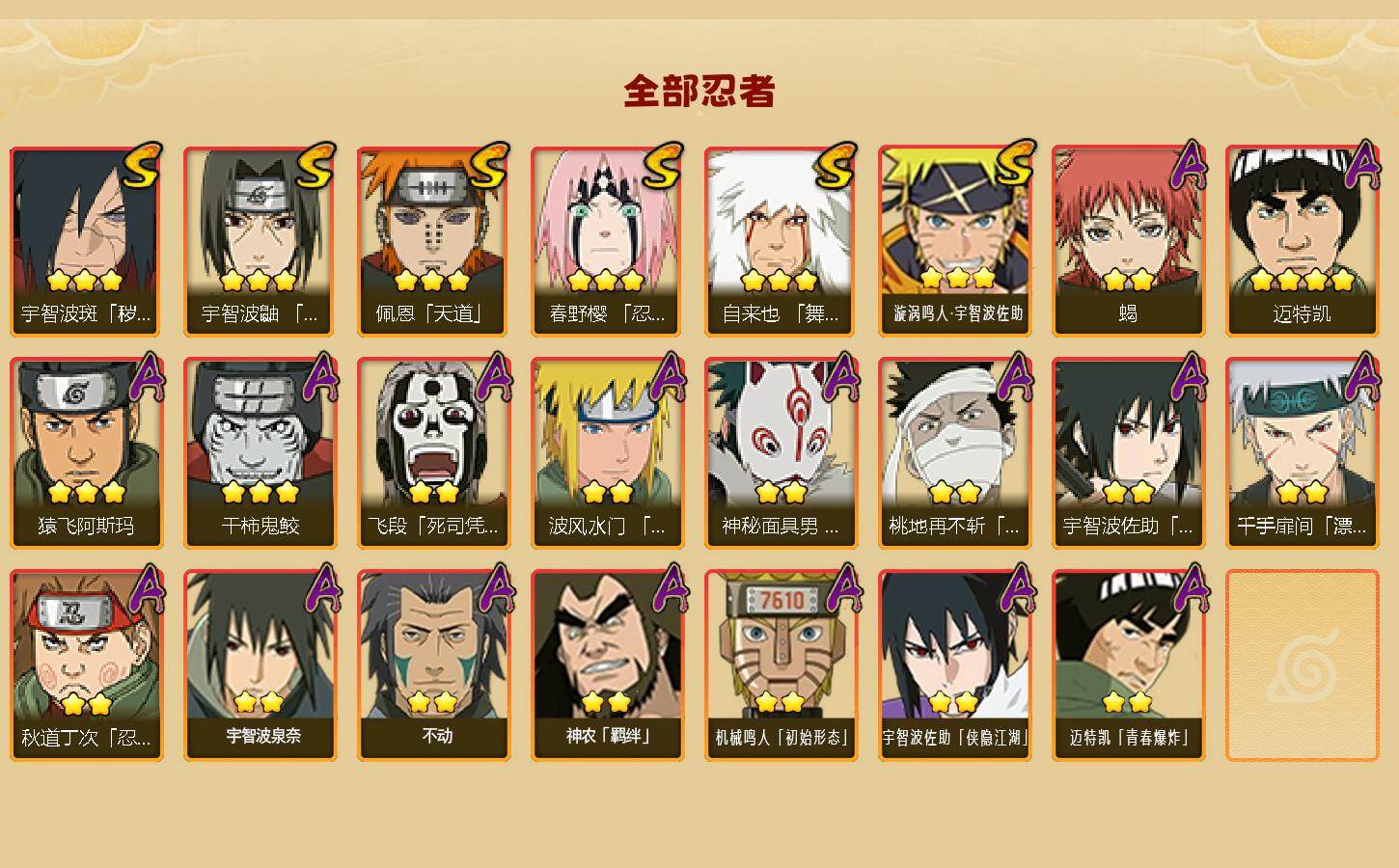 HYEY42058火影忍者账号详情图2