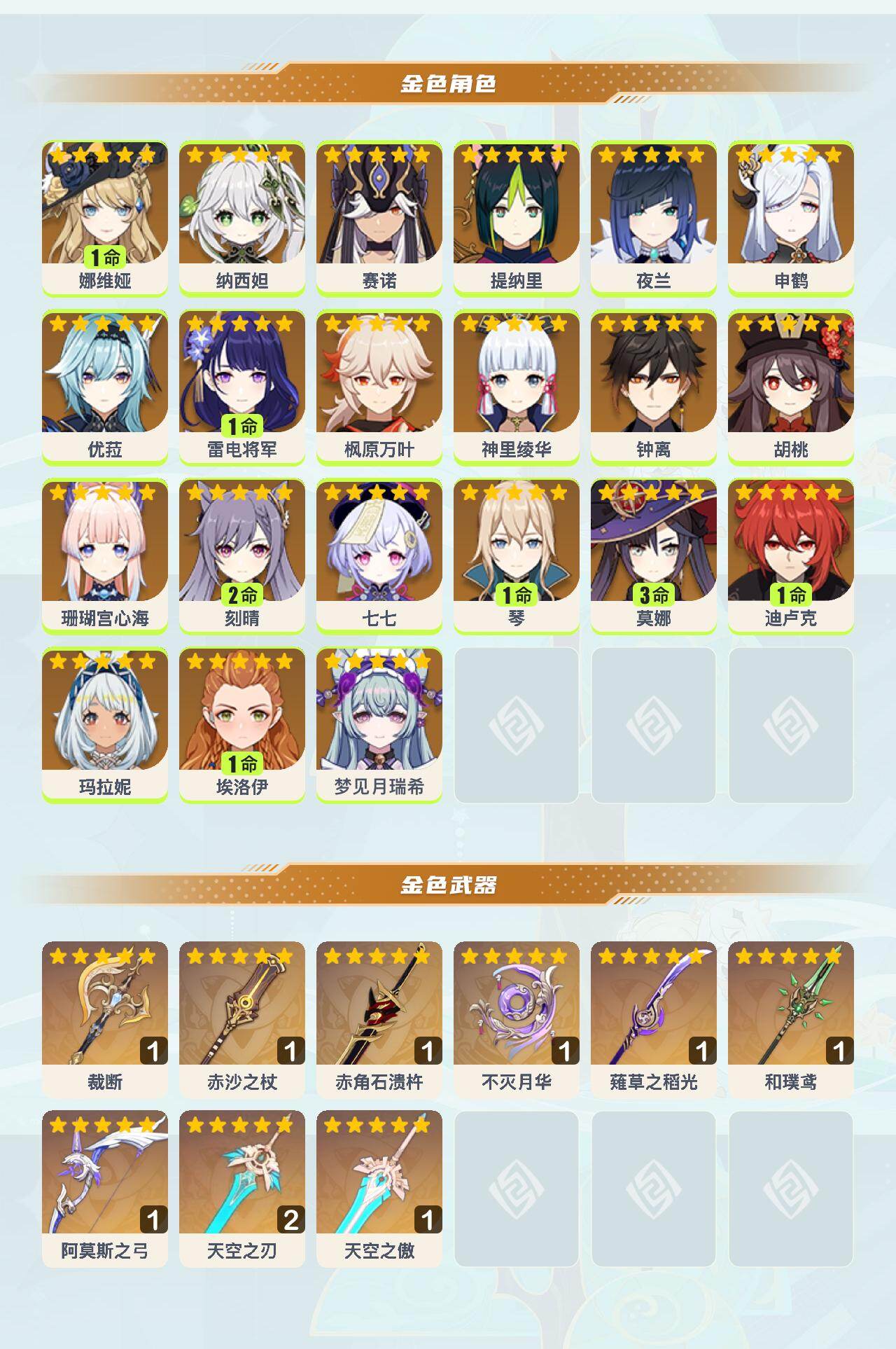 YSEY40561原神账号详情图4