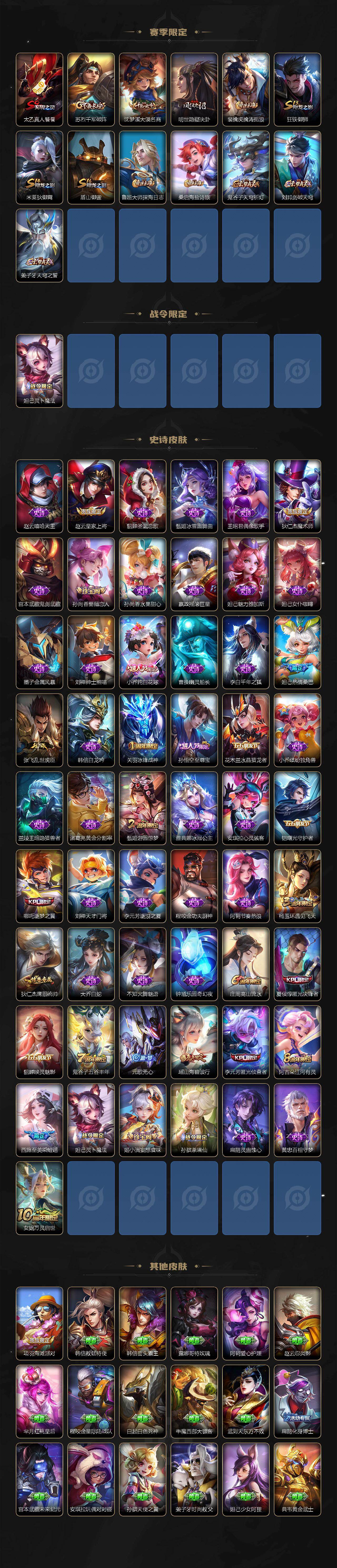 WZ03433800王者荣耀账号详情图3