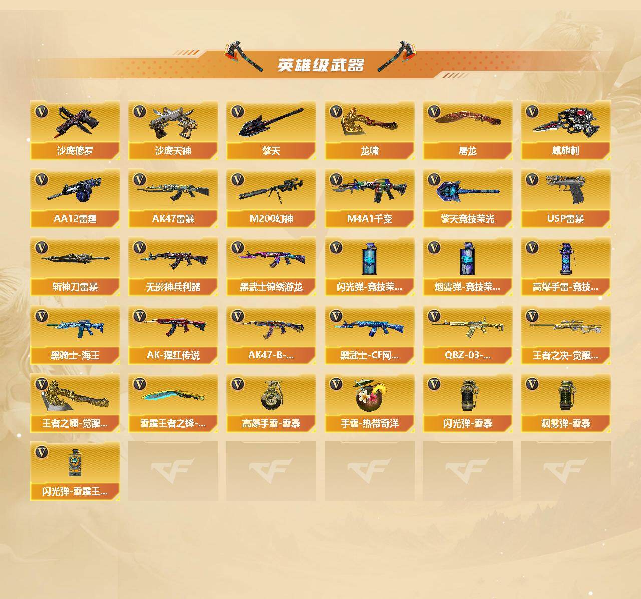 CFCMW421797穿越火线账号详情图3