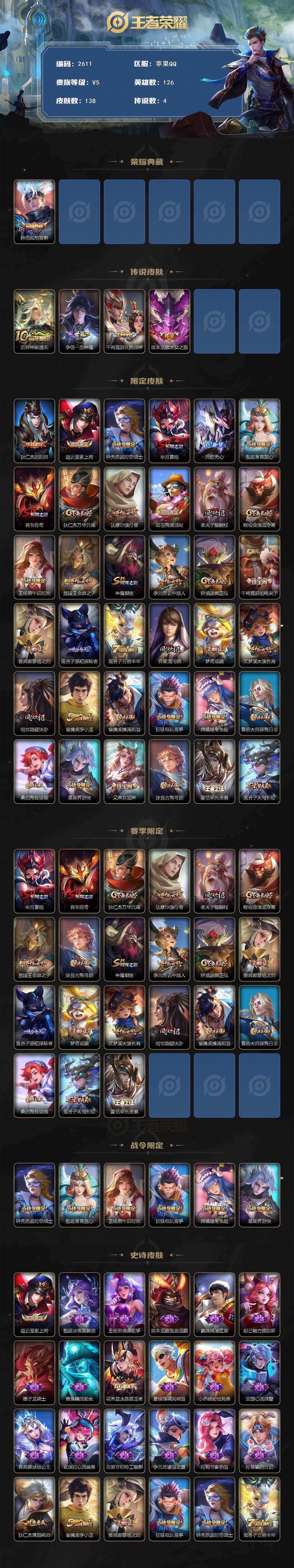 WZCMW436829王者荣耀账号详情图2