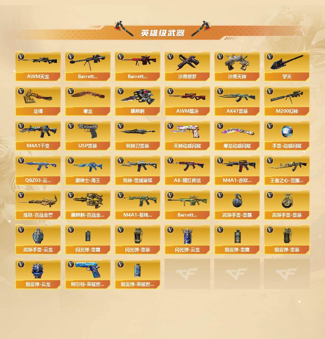 CFCMW422049穿越火线账号详情图3