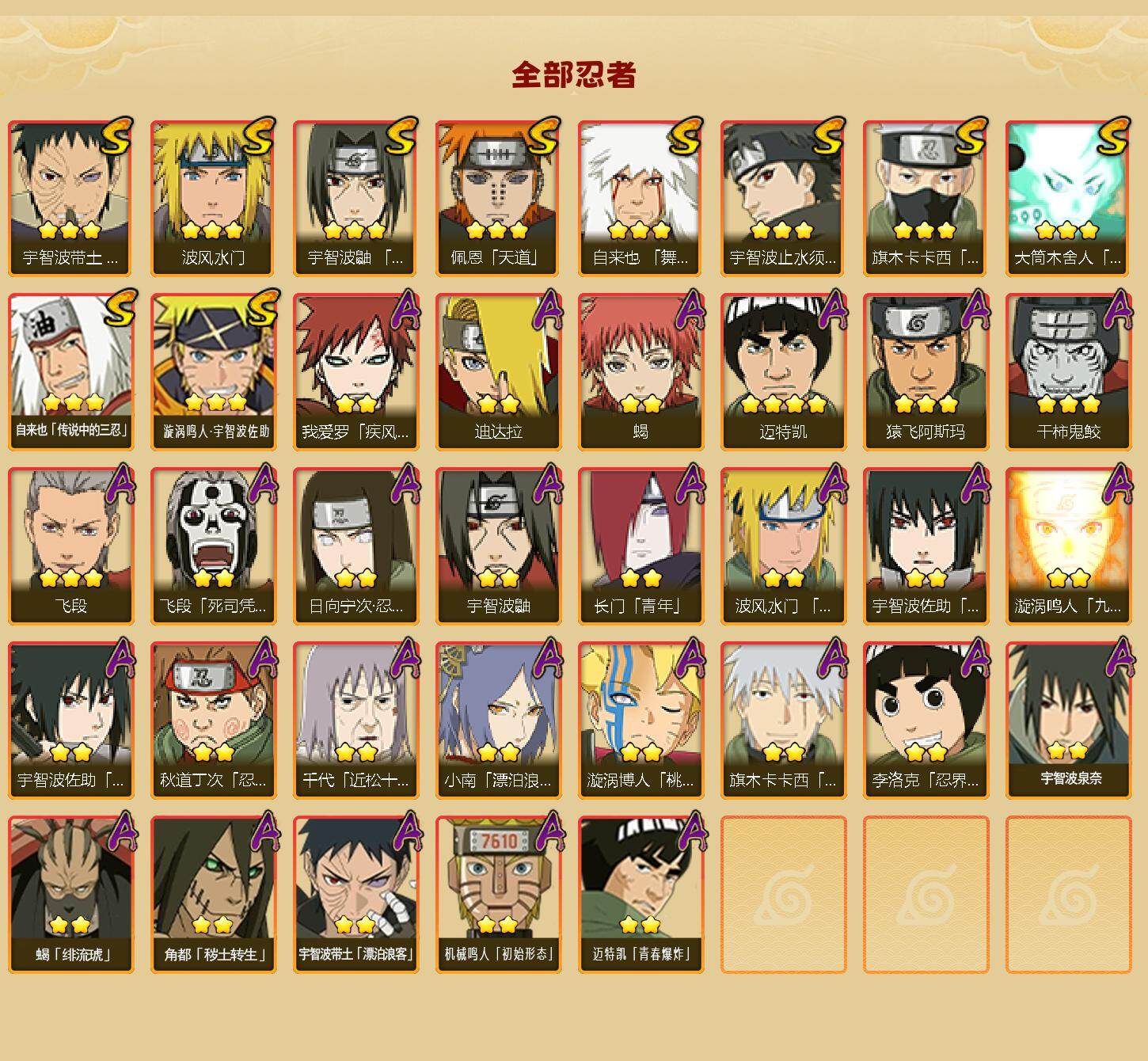 HYQM42062火影忍者账号详情图3