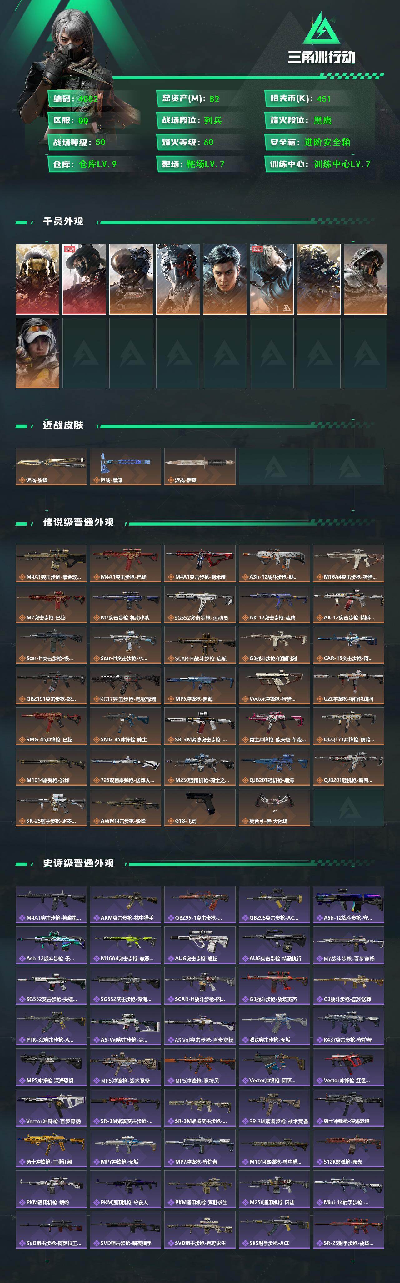 SJZCMW49551三角洲行动账号详情图2