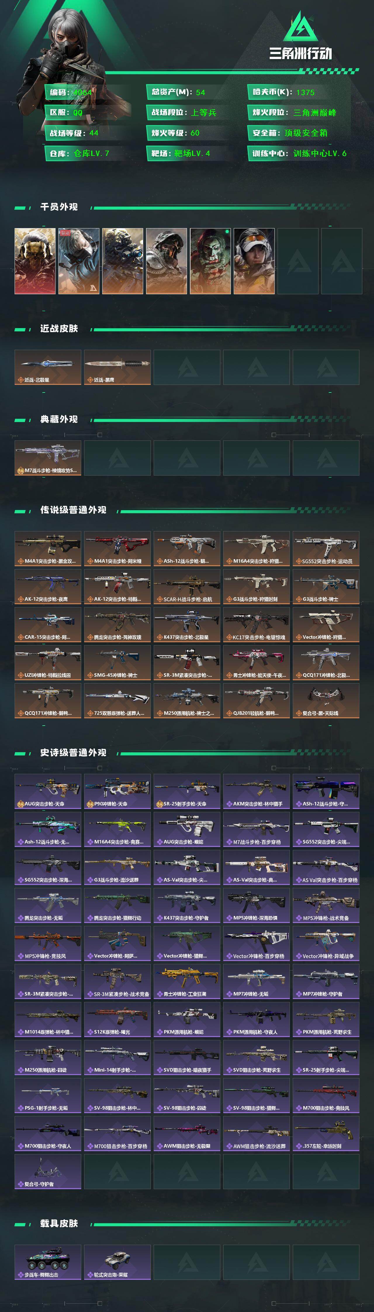 SJZCMW48538三角洲行动账号详情图2