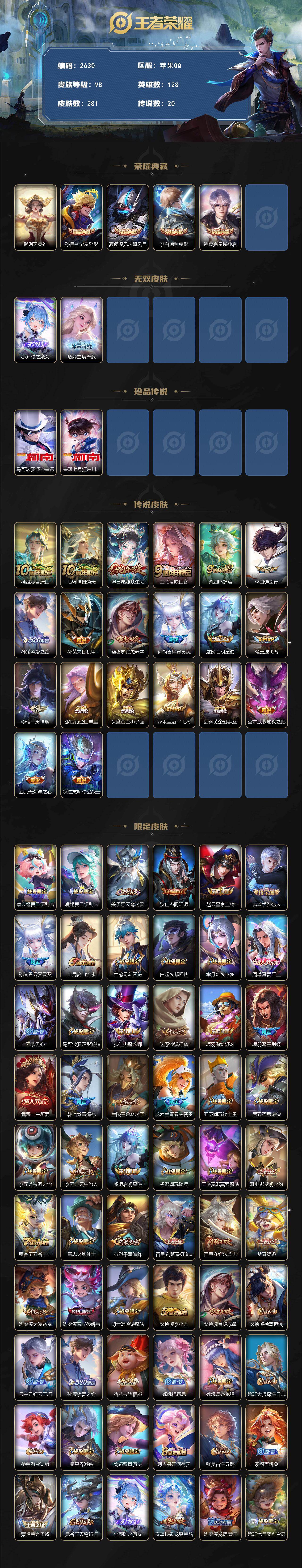 WZCMW436874王者荣耀账号详情图2