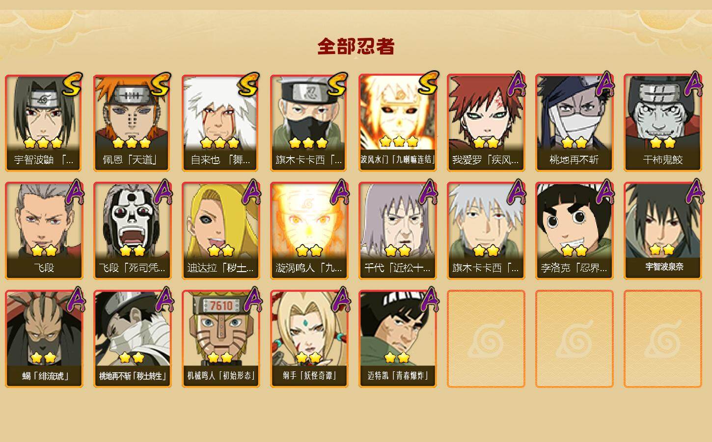 HYEY42052火影忍者账号详情图2