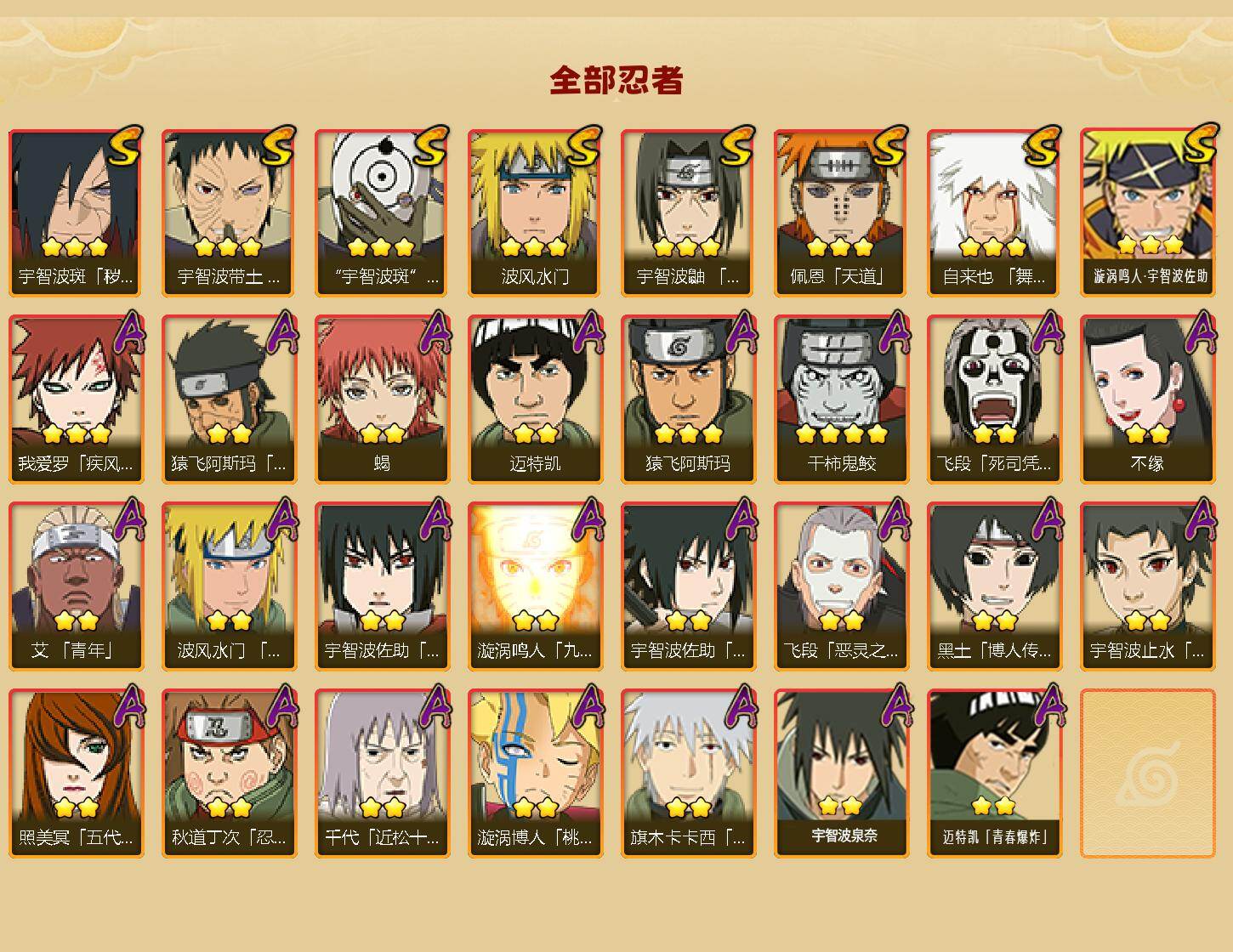 HYLFY42145火影忍者账号详情图2 HYLFY42145火影忍者账号详情图2