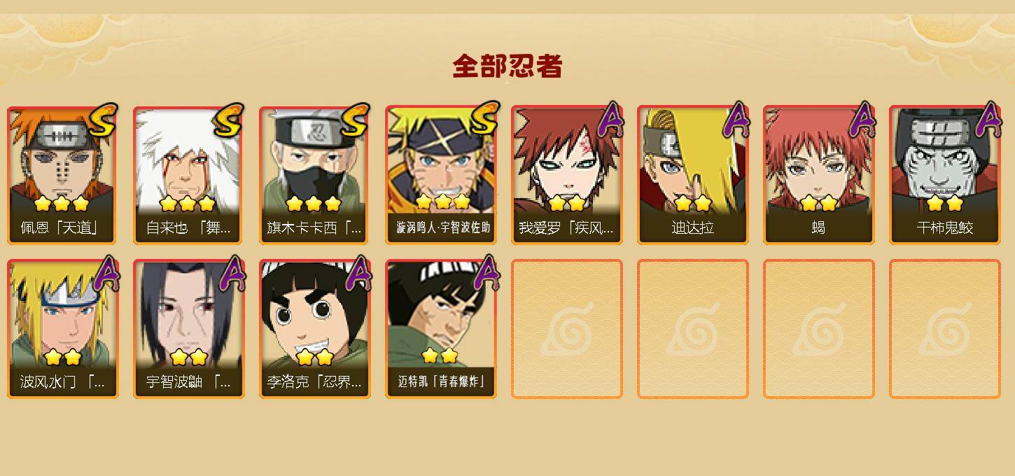 HYEY42444火影忍者账号详情图2 HYEY42444火影忍者账号详情图2