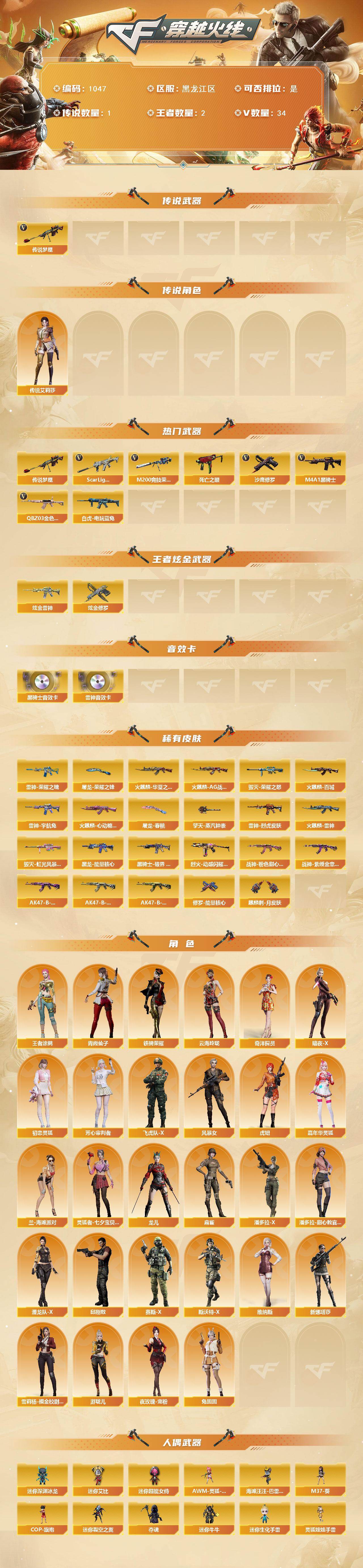 CFCMW421763穿越火线账号详情图2