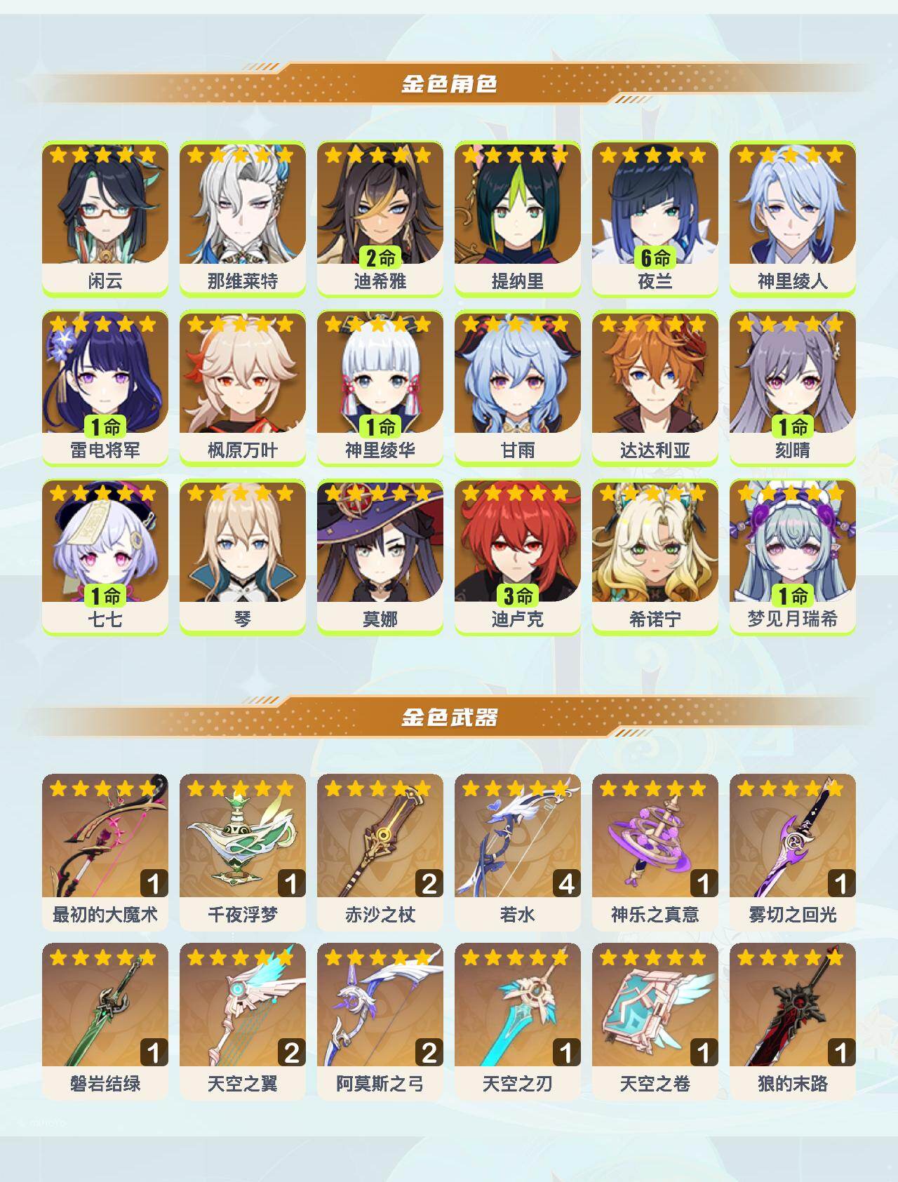 YSEY40599原神账号详情图4