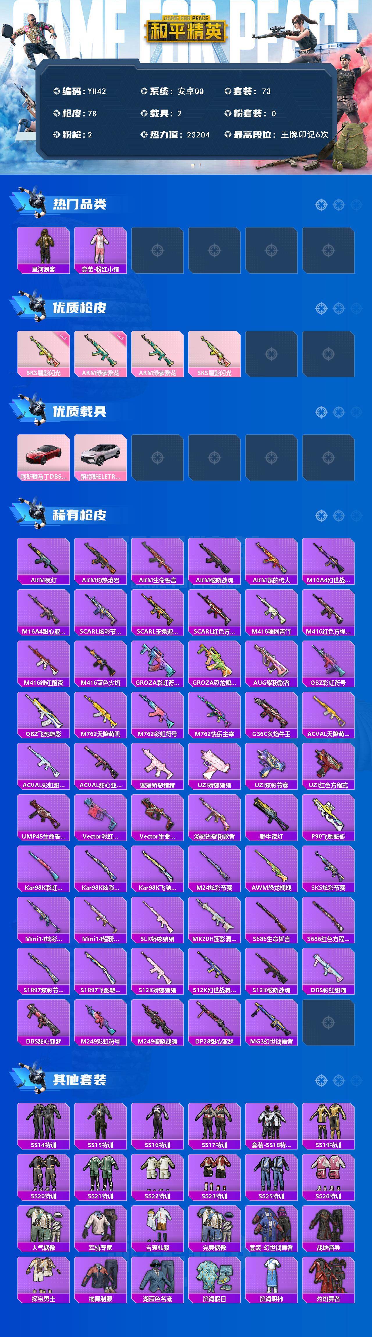 HPCMW450261和平精英账号详情图2