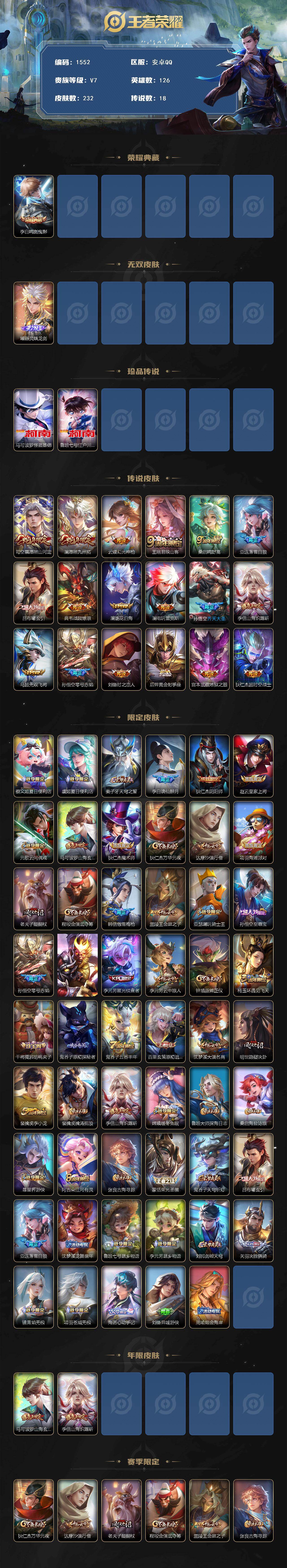 WZQM438221王者荣耀账号详情图3