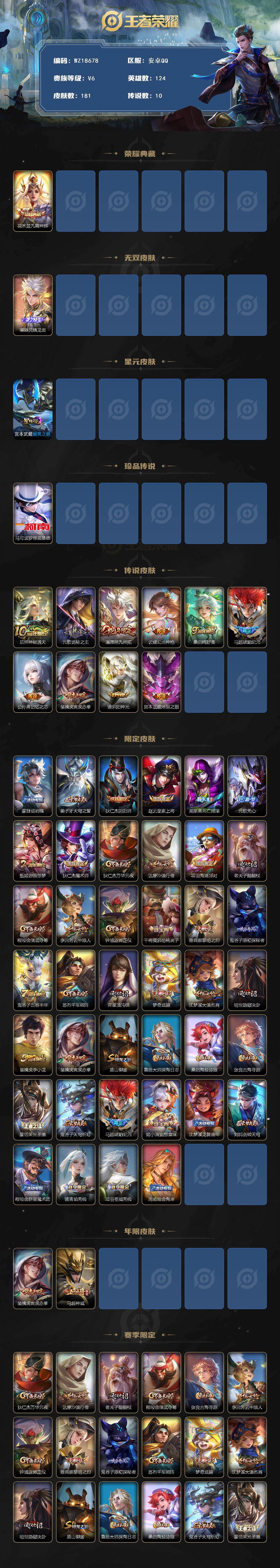 WZ03444552王者荣耀账号详情图2