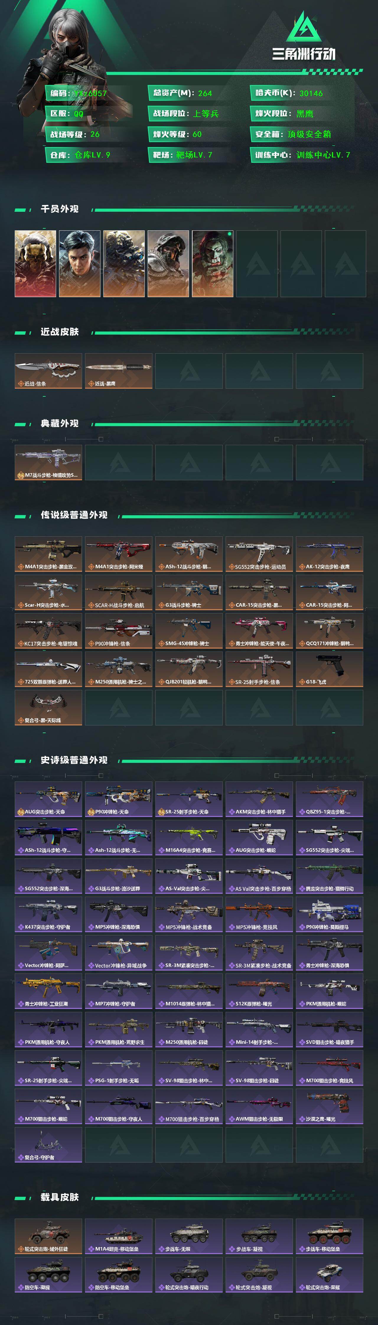 SJZCMW410915三角洲行动账号详情图2 SJZCMW410915三角洲行动账号详情图2