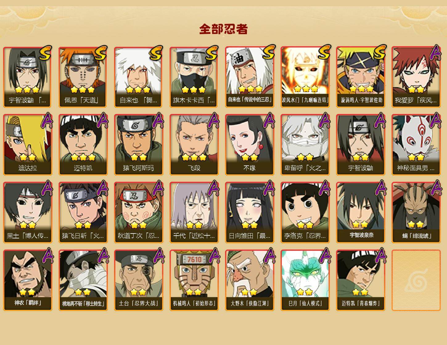 HYEY42378火影忍者账号详情图2 HYEY42378火影忍者账号详情图2