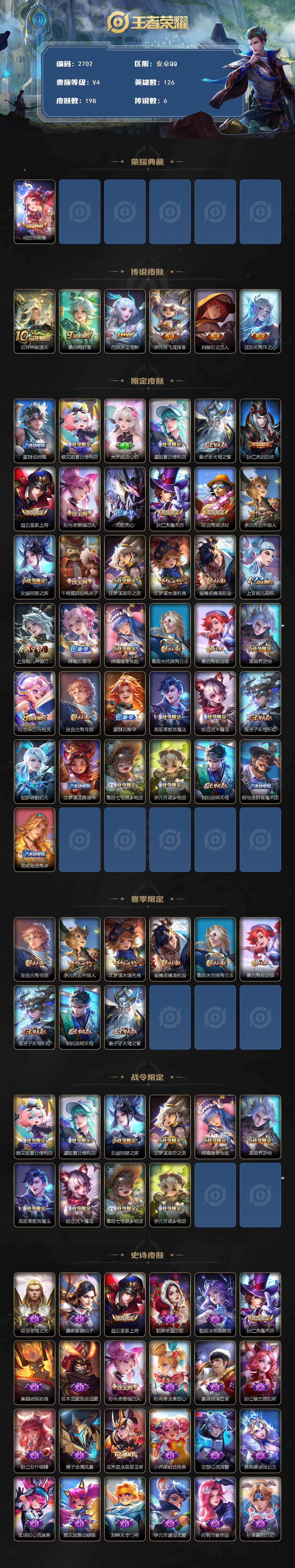 WZCMW436992王者荣耀账号详情图2