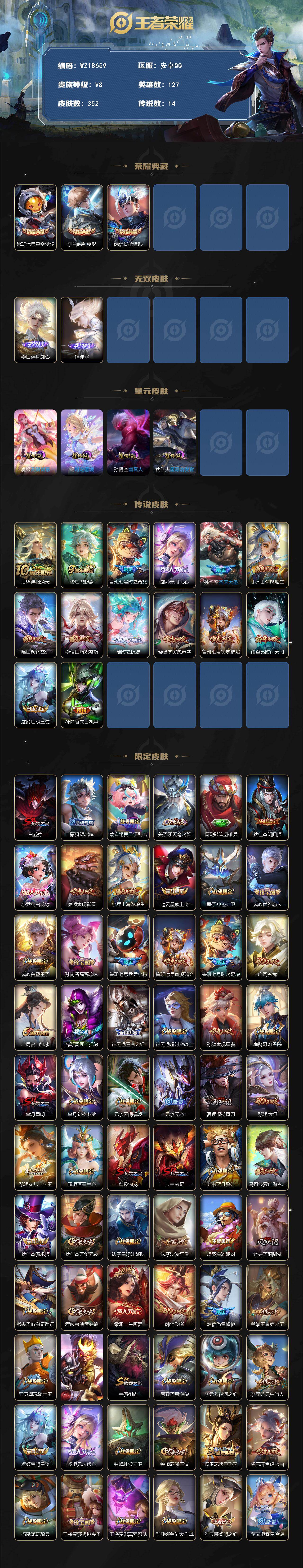 WZ03437852王者荣耀账号详情图2