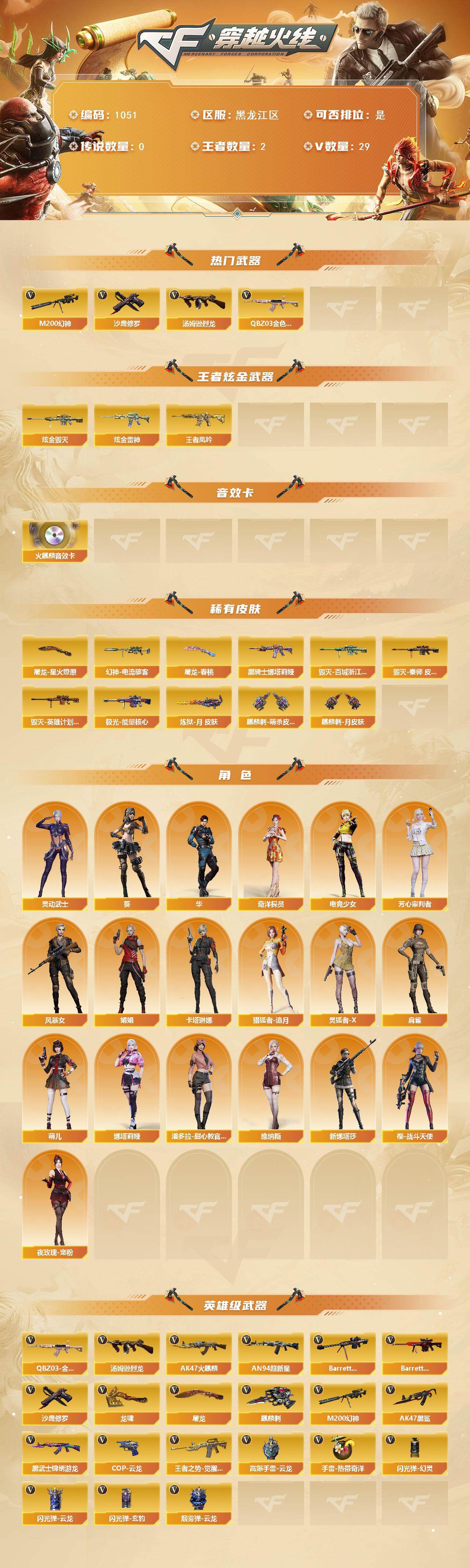 CFCMW421530穿越火线账号详情图2