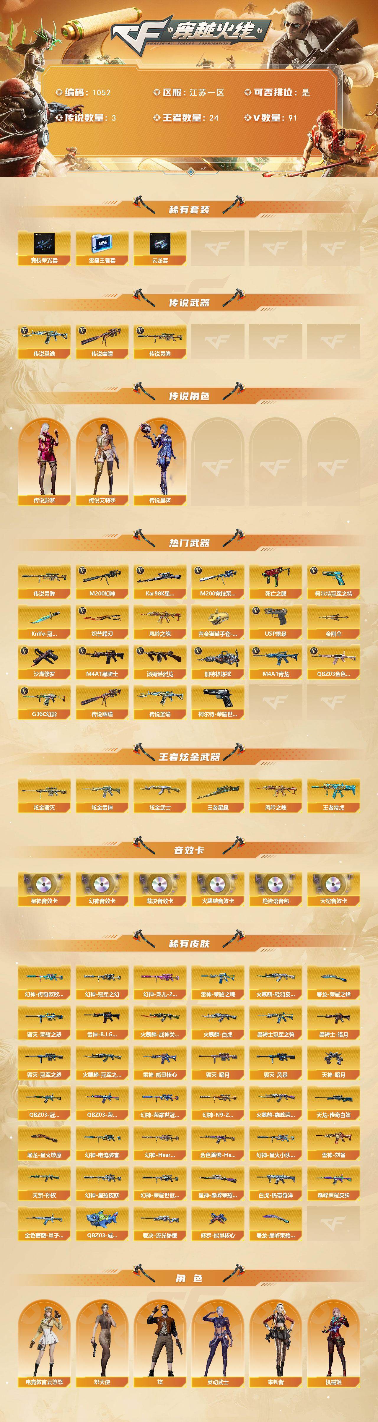 CFCMW422366穿越火线账号详情图2