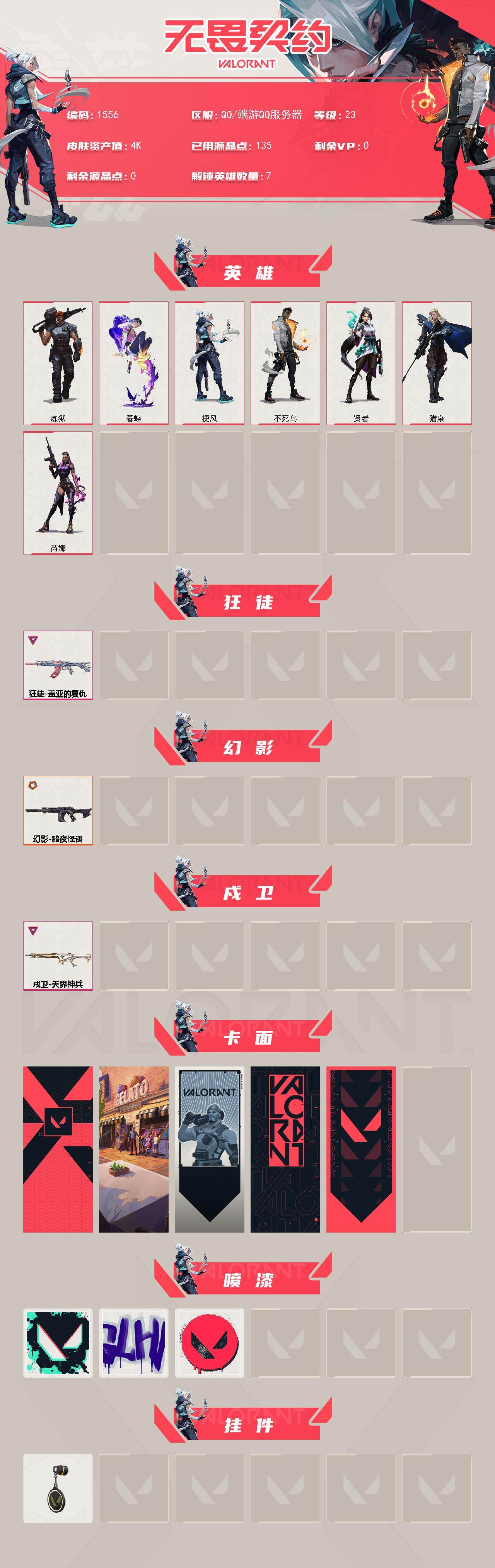 WWQXL43527无畏契约账号详情图2 WWQXL43527无畏契约账号详情图2