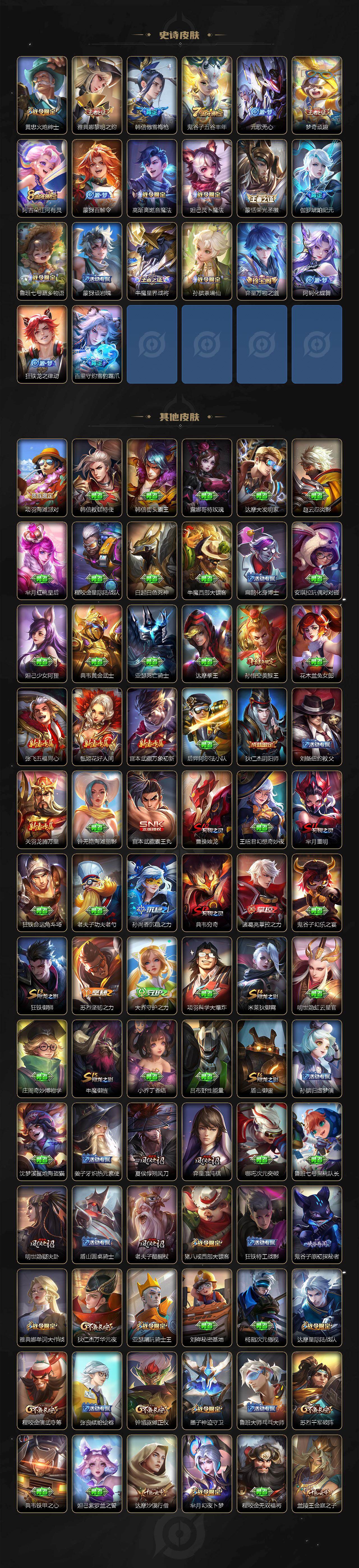 WZQM438503王者荣耀账号详情图5 WZQM438503王者荣耀账号详情图5