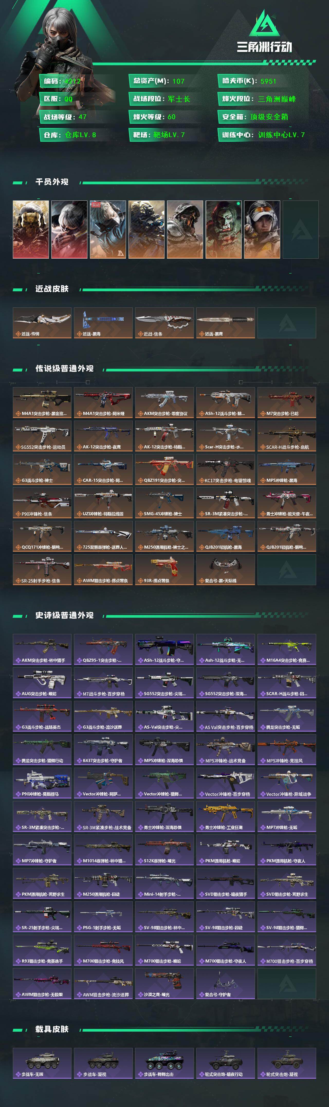 SJZCMW49081三角洲行动账号详情图2