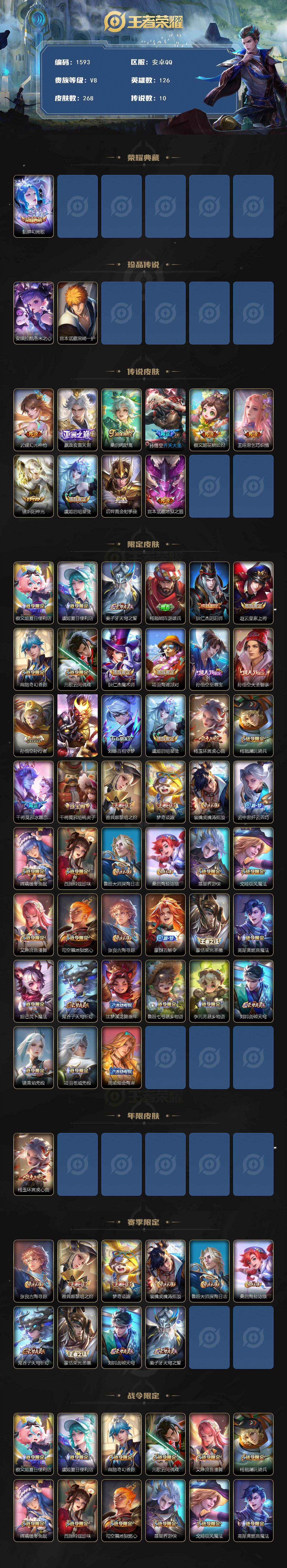 WZCMW440511王者荣耀账号详情图2