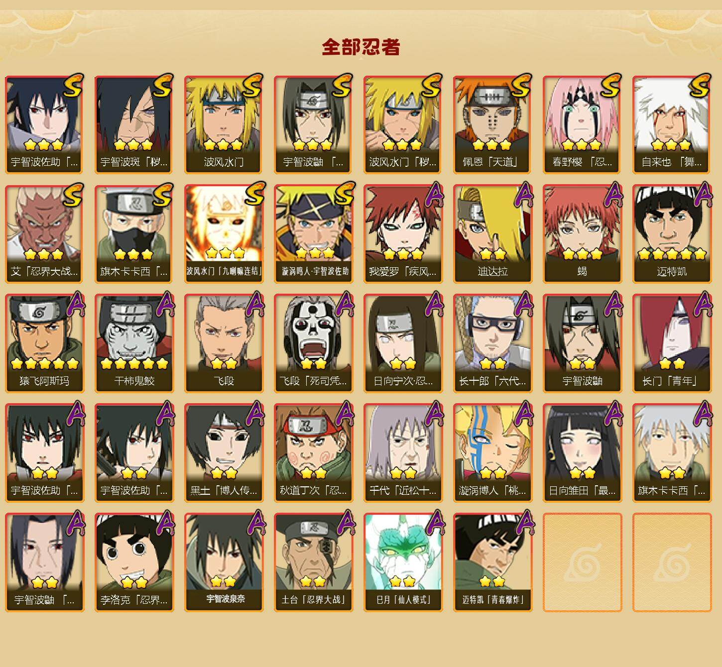 HYQM42706火影忍者账号详情图3