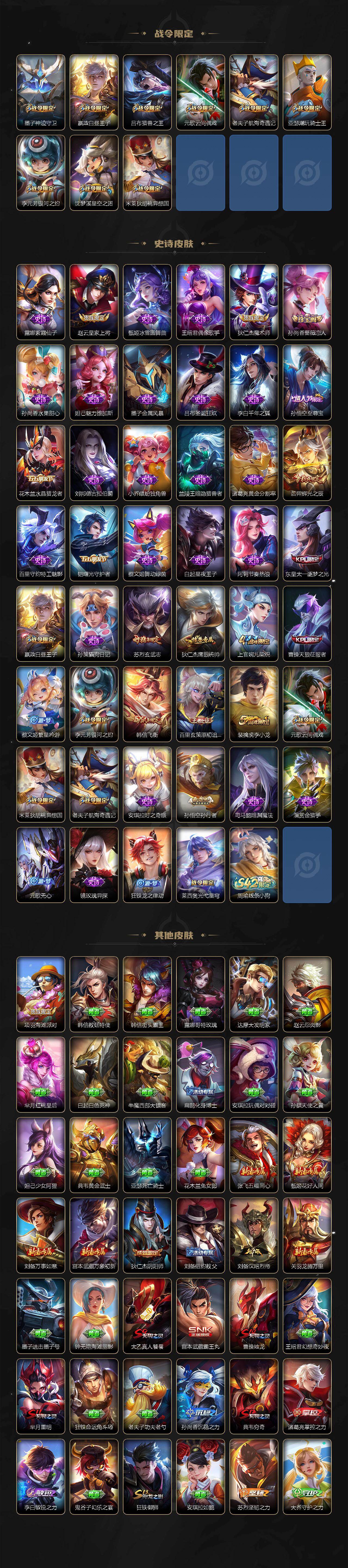 WZLFY439532王者荣耀账号详情图3 WZLFY439532王者荣耀账号详情图3